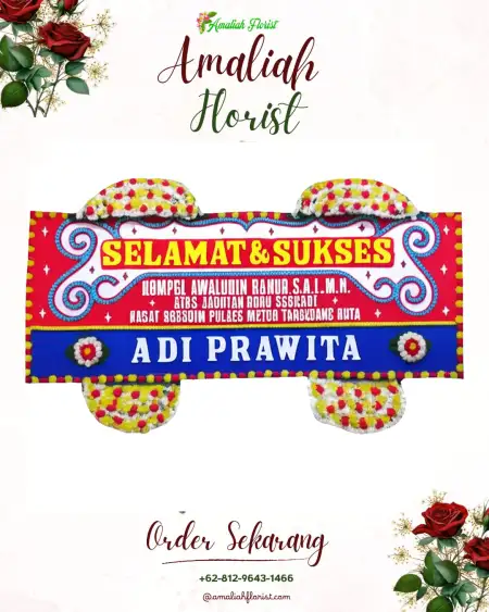 Papan Bunga Ucapan Selamat Pringgowijayan